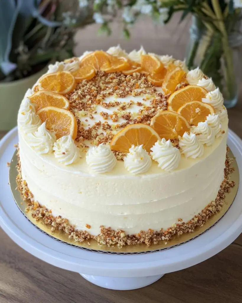 Spiced Orange Ginger Carrot Cake