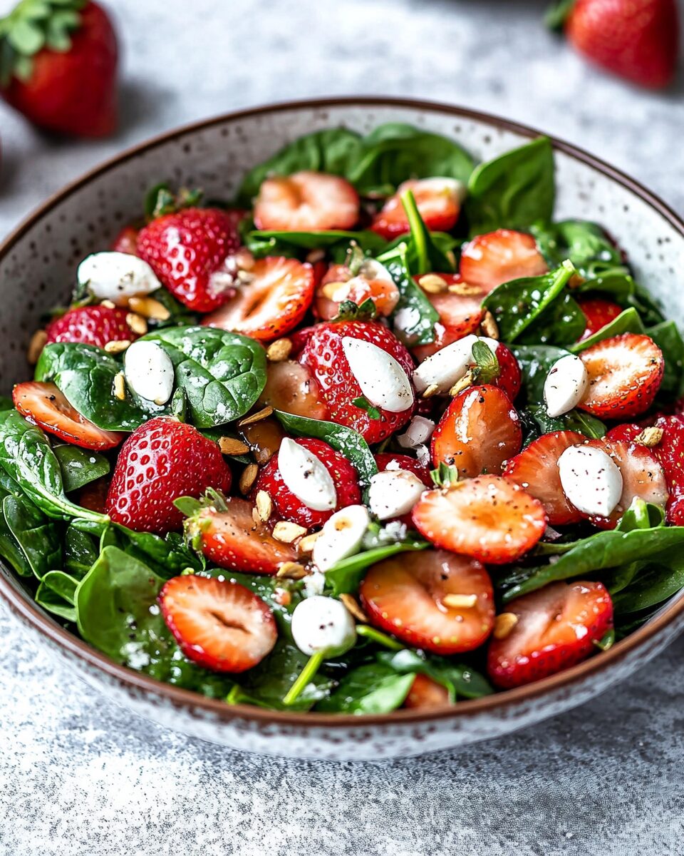 Strawberry Spinach Salad