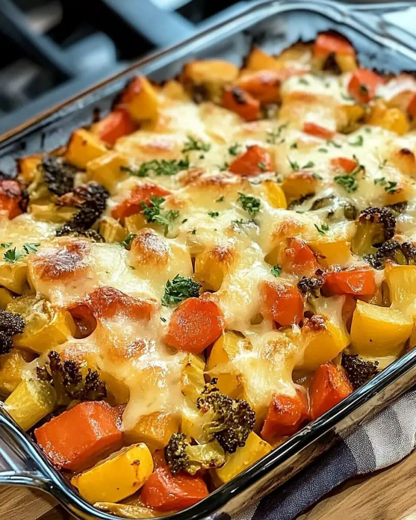 Cheesy Baked Vegetable Casserole