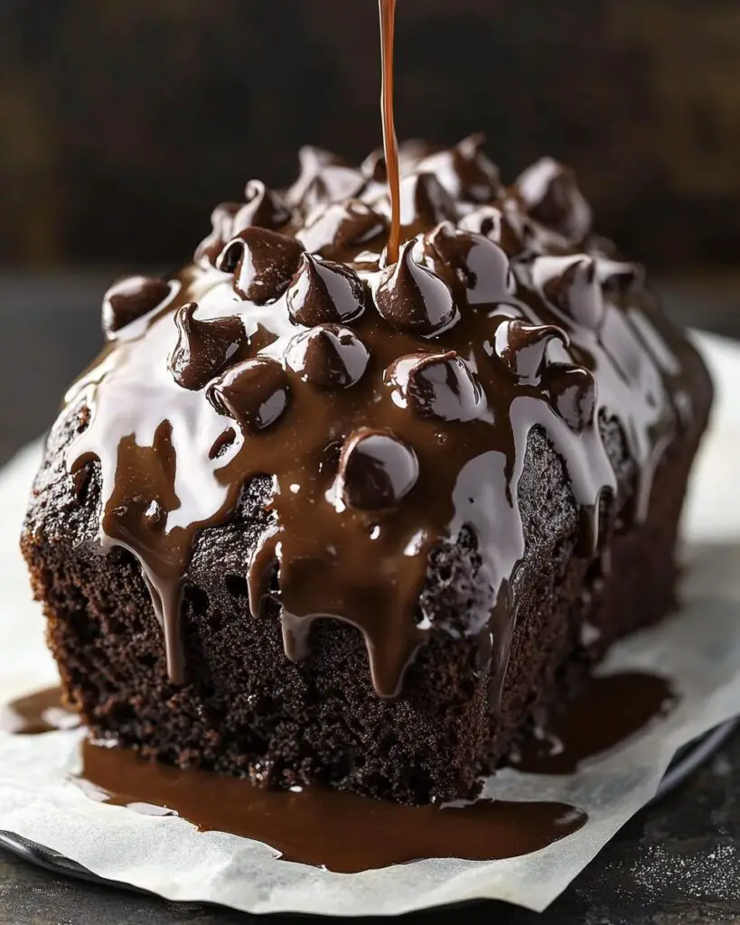 Hot Fudge Brownie Bread