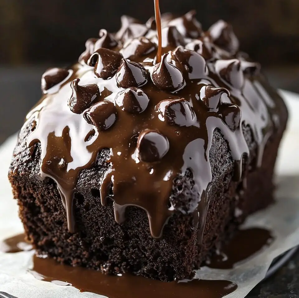 Hot Fudge Brownie Bread