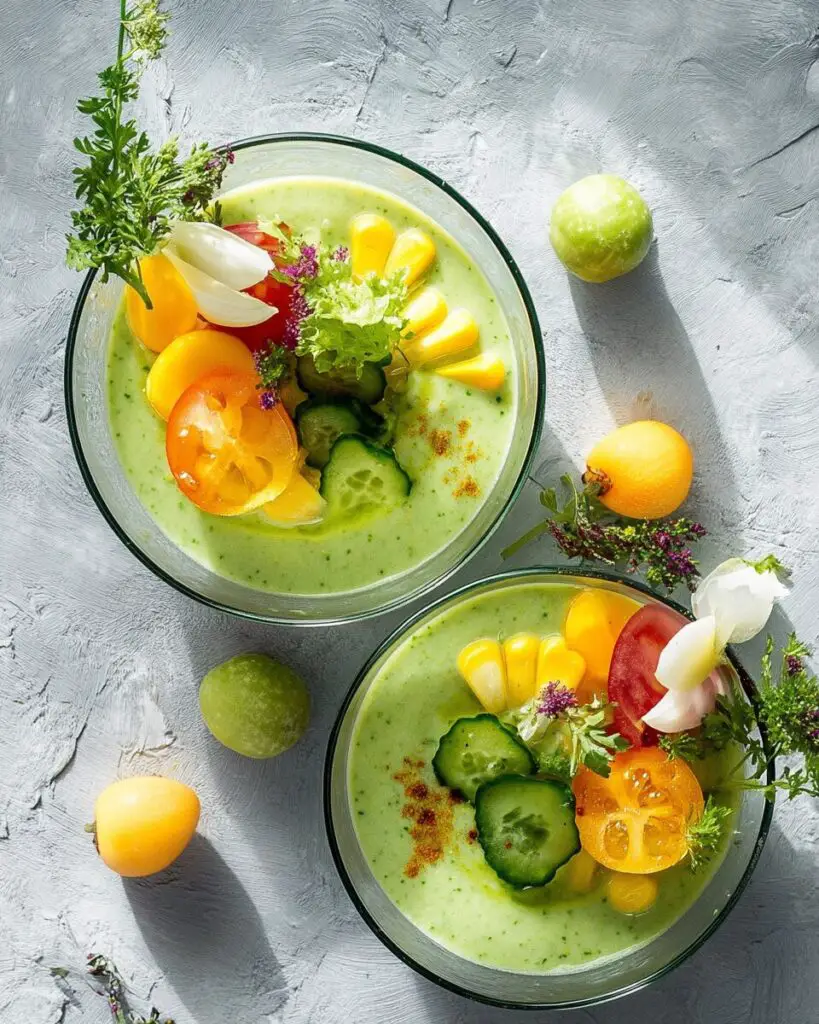 Smoked Corn Gazpacho