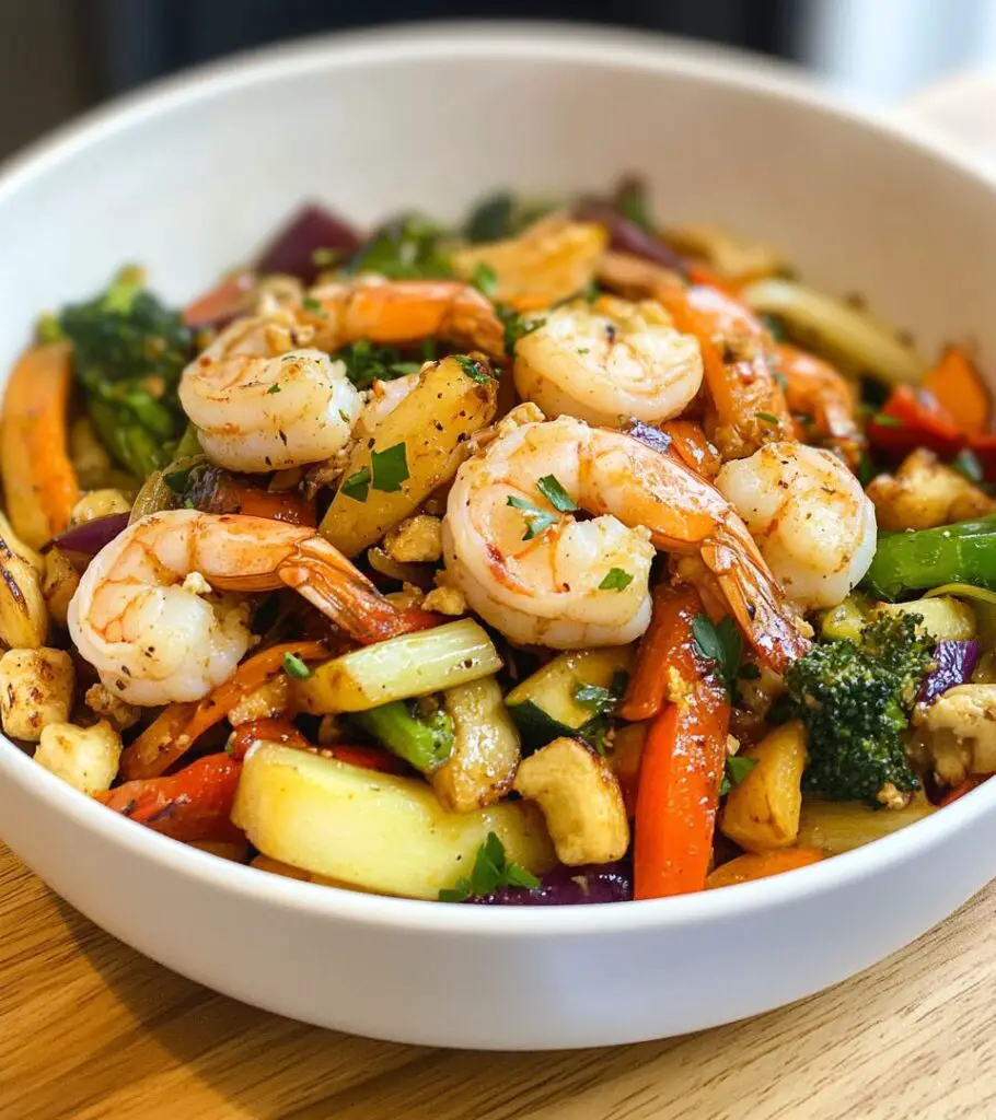 Spicy Shrimp and Veggie Stir-Fry