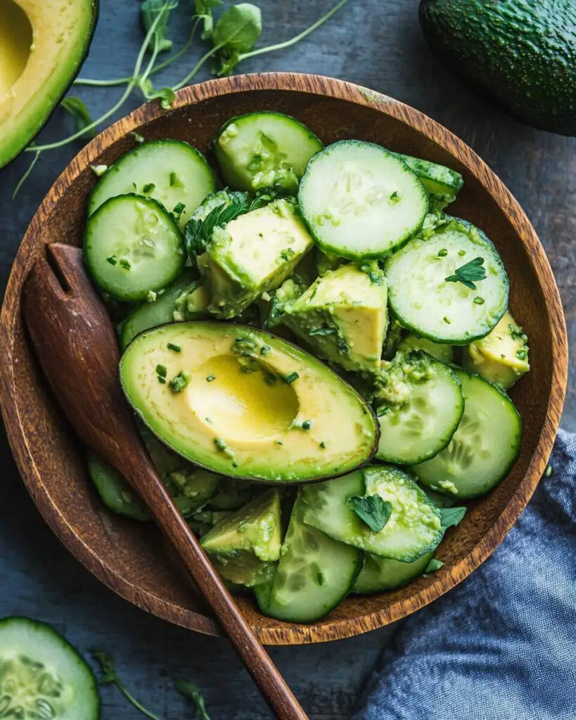 Avocado Cucumber Salad