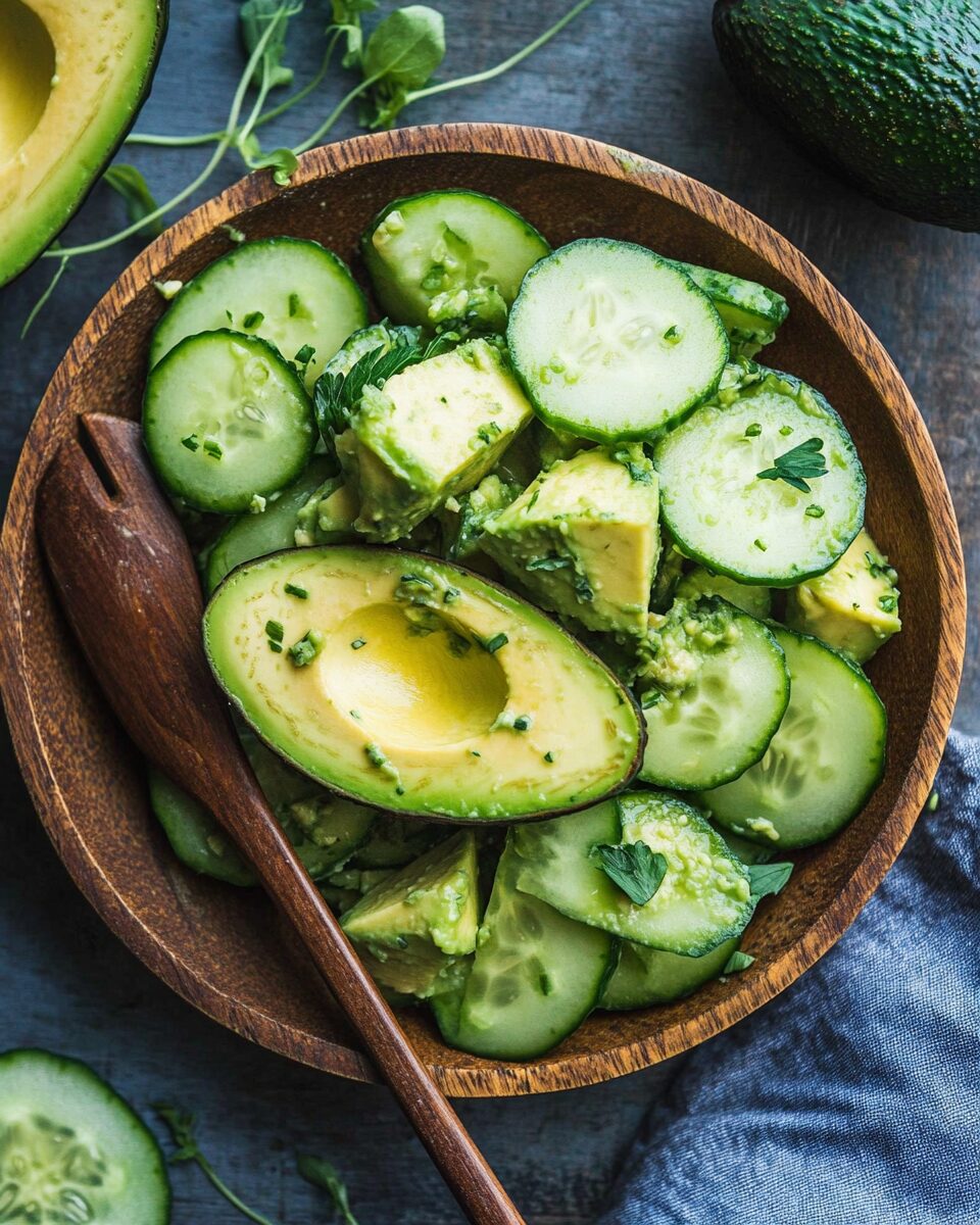 Avocado Cucumber Salad