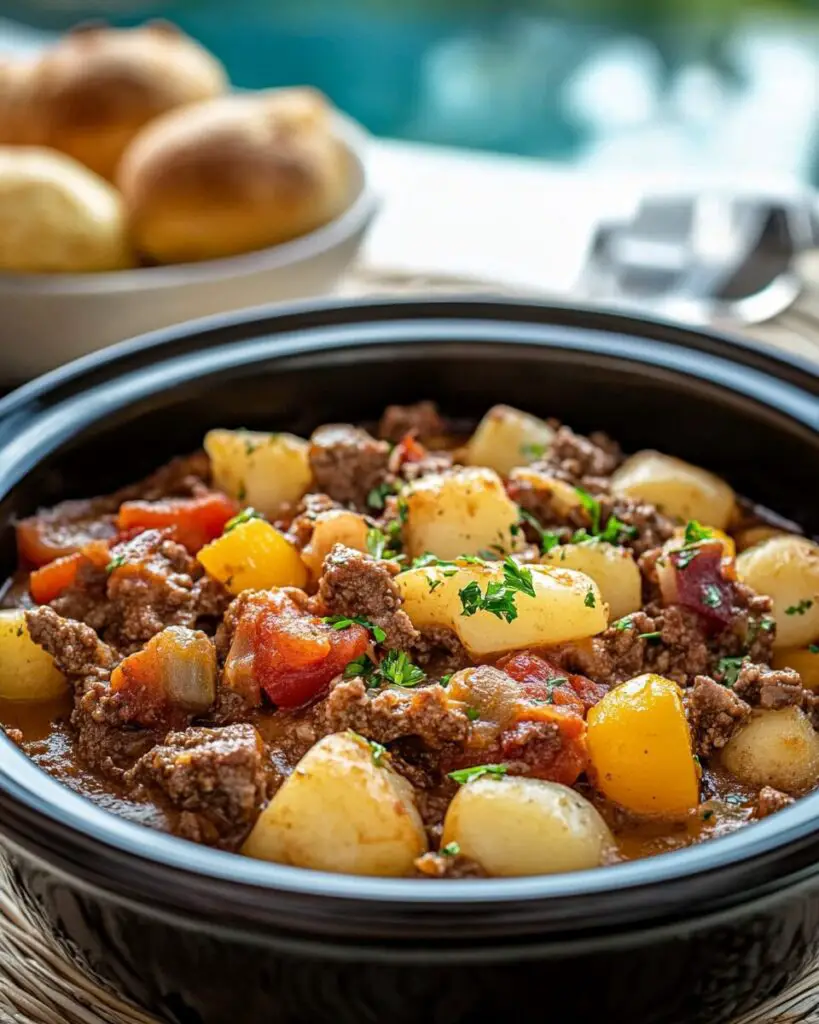 Slow Cooker Cowboy Casserole