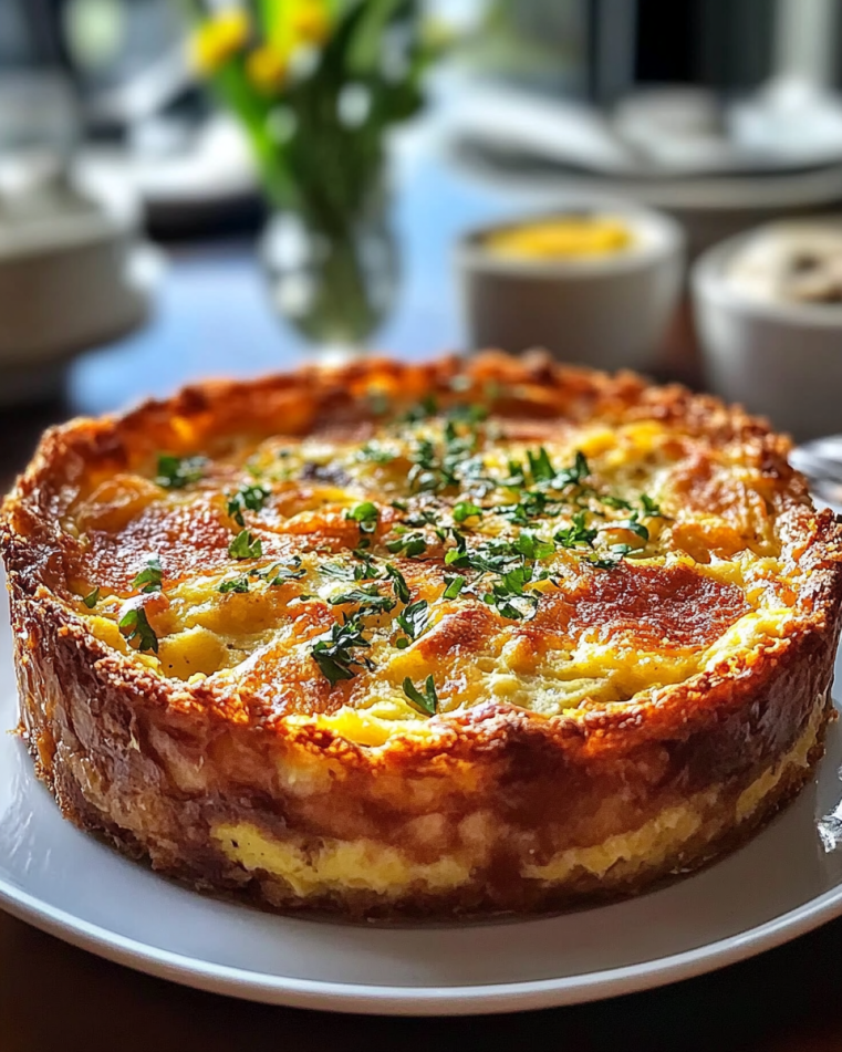 Hash Brown Crust Quiche