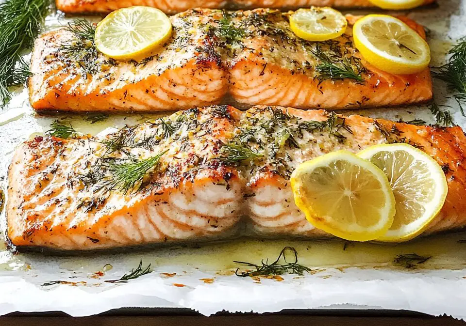 Baked Salmon with Dill and Lemon
