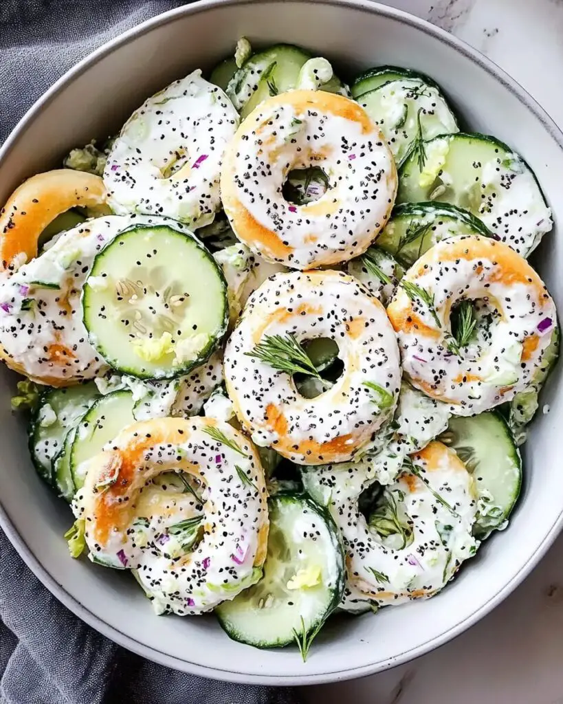 Everything Bagel Cucumber Salad