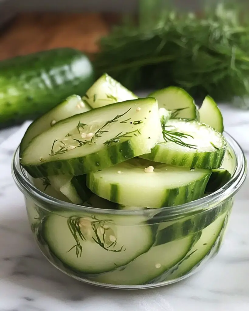 Garlic Dill Cucumbers