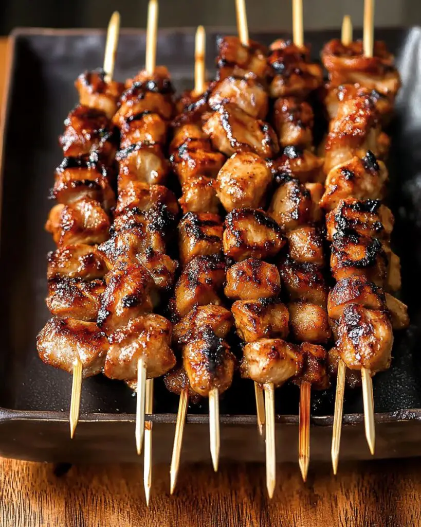 Grilled Thai Coconut Chicken Skewers