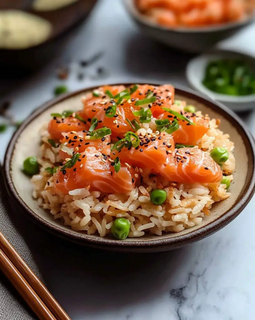 Salmon Crispy Rice Bites