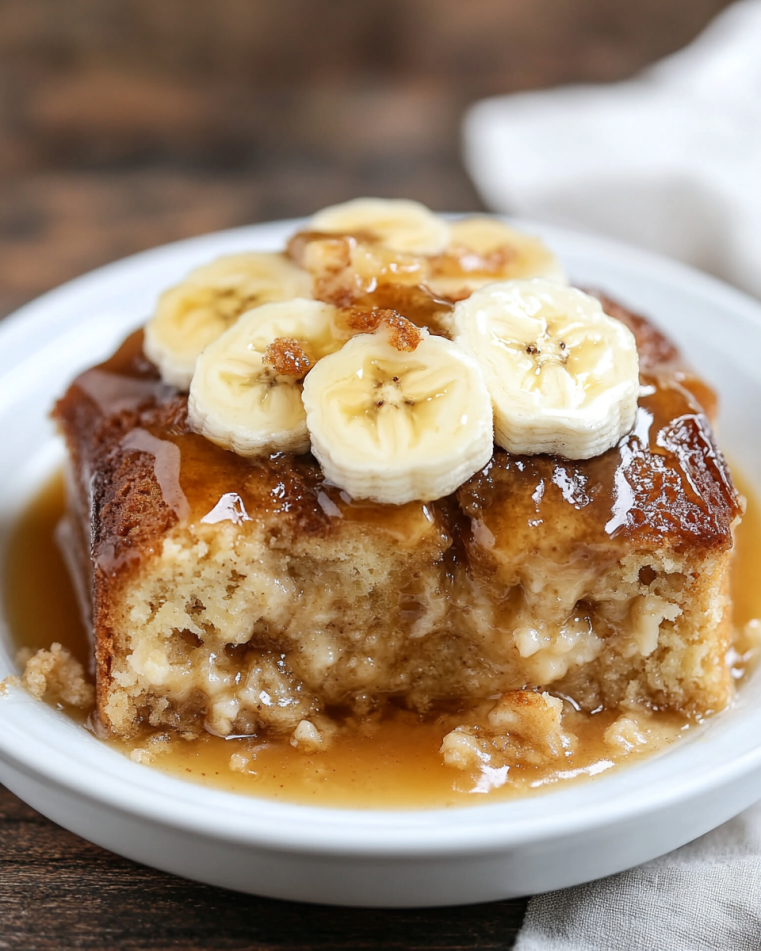 Sticky Banana Bread Pudding