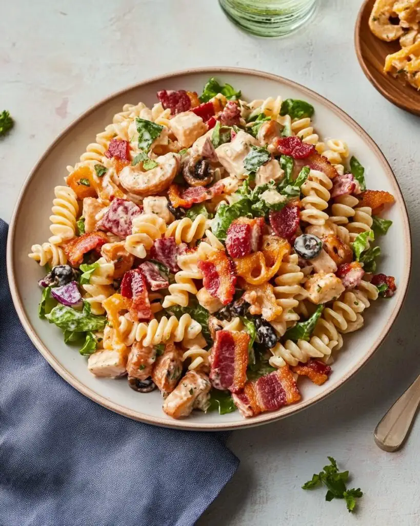 Bacon Ranch Pasta Salad