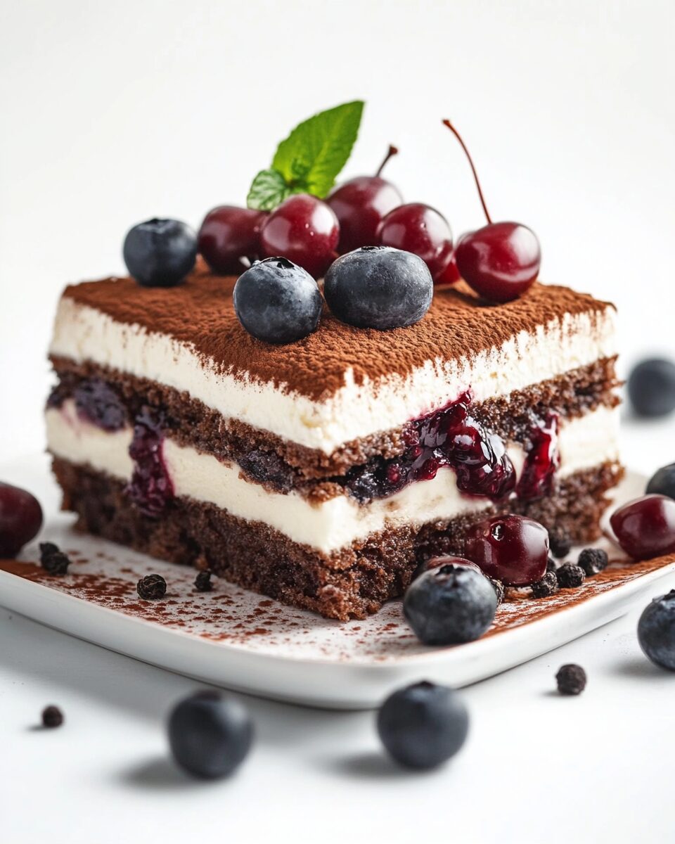 Black Forest Tiramisu