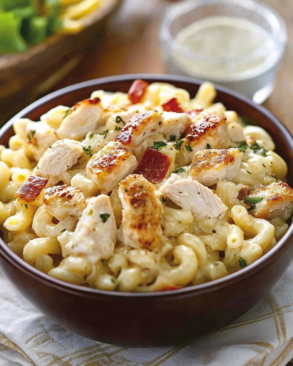 Chicken Ranch Macaroni and Cheese
