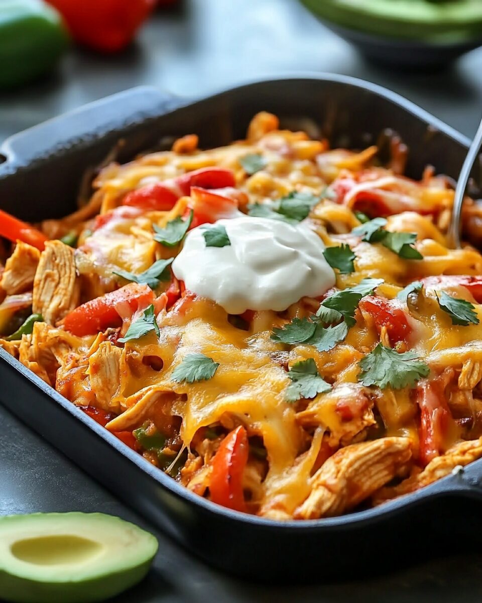 Chicken Fajita Casserole