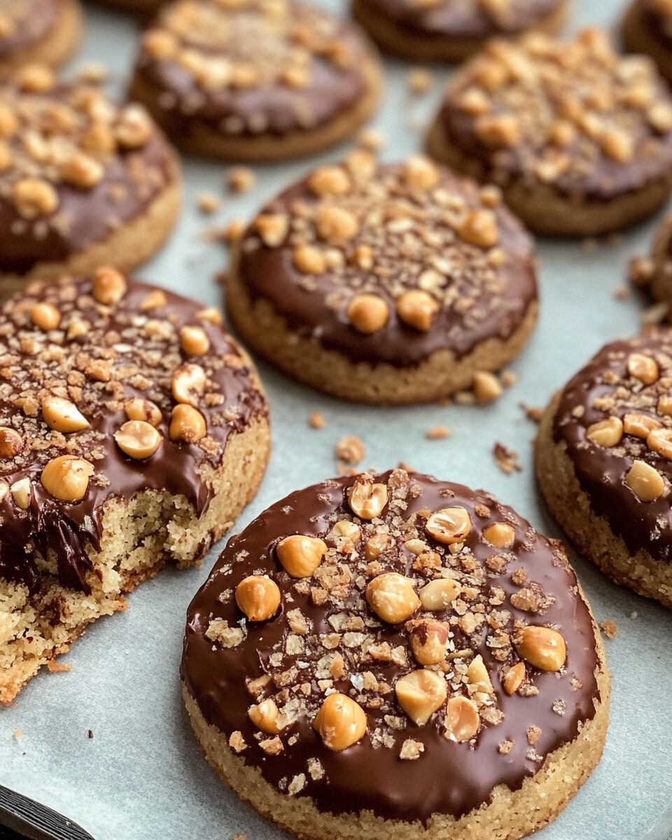 Chocolate Hazelnut Crunch Cookies