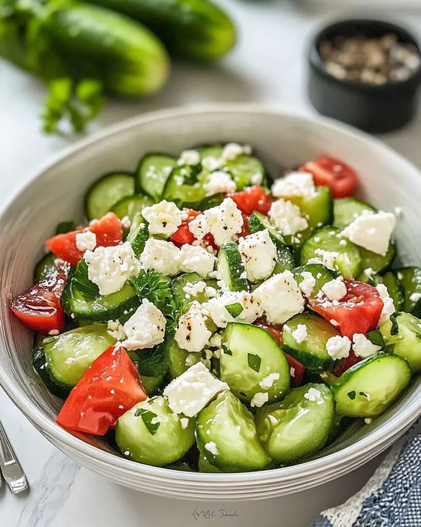 Cucumber Feta Salad