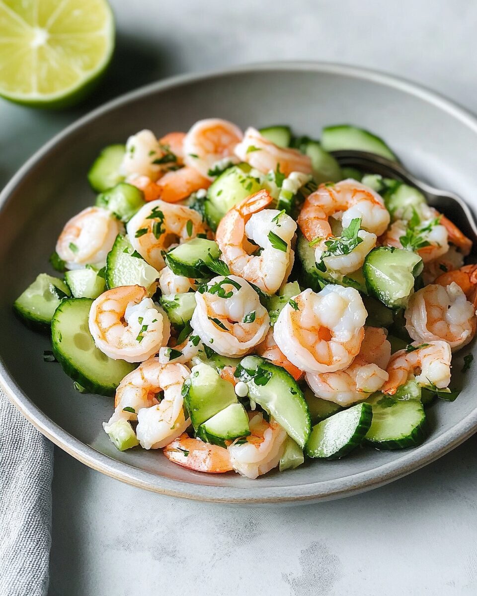 Cucumber Shrimp Salad