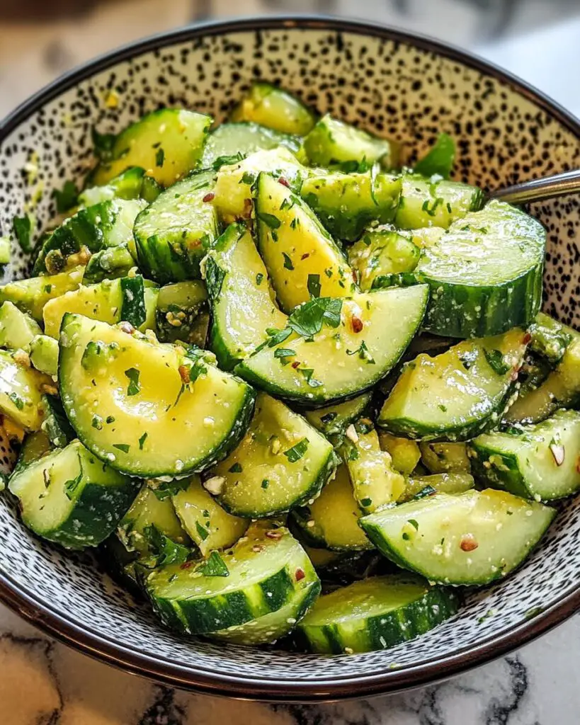 Cucumber Avocado Salad