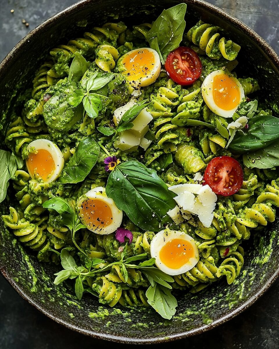 Garden Pesto Pasta Salad