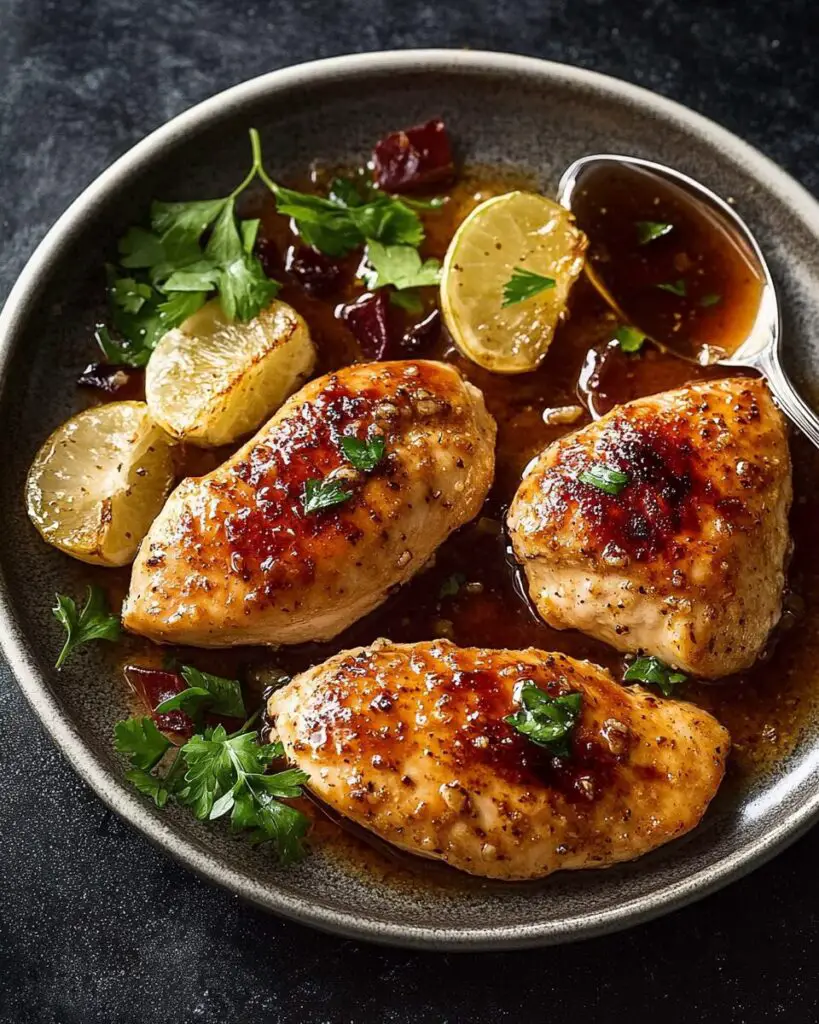Honey Garlic Chicken Breasts