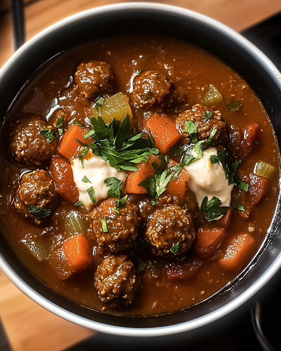 Hearty Meatball Stew