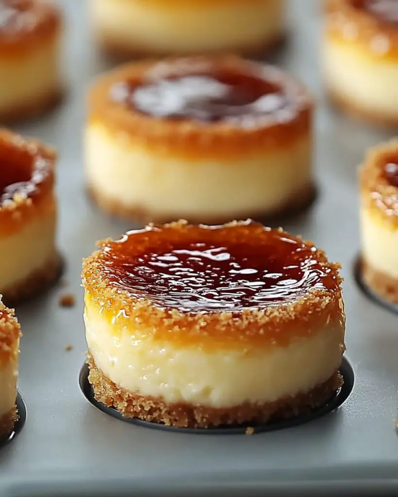 Mini Crème Brûlée Cheesecakes