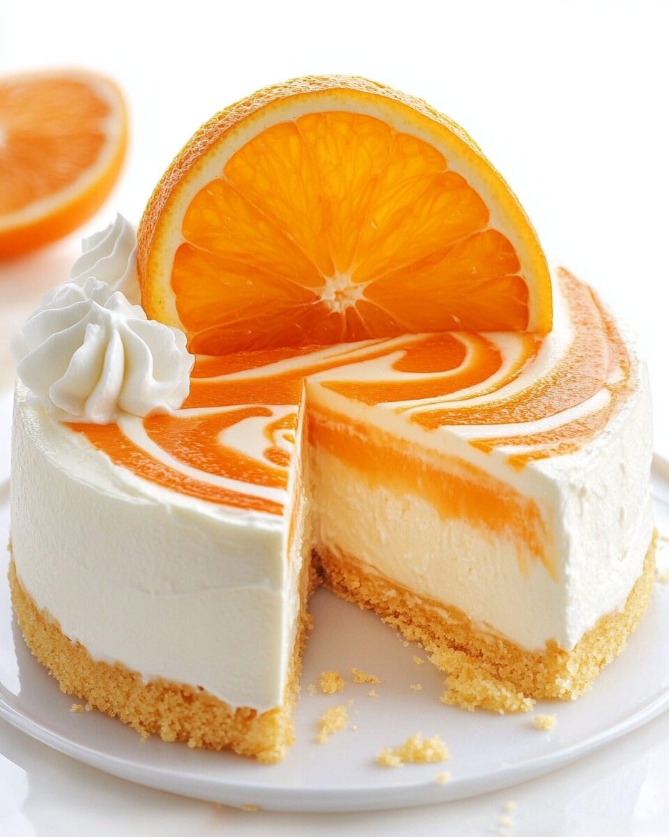 Orange Creamsicle Cheesecake