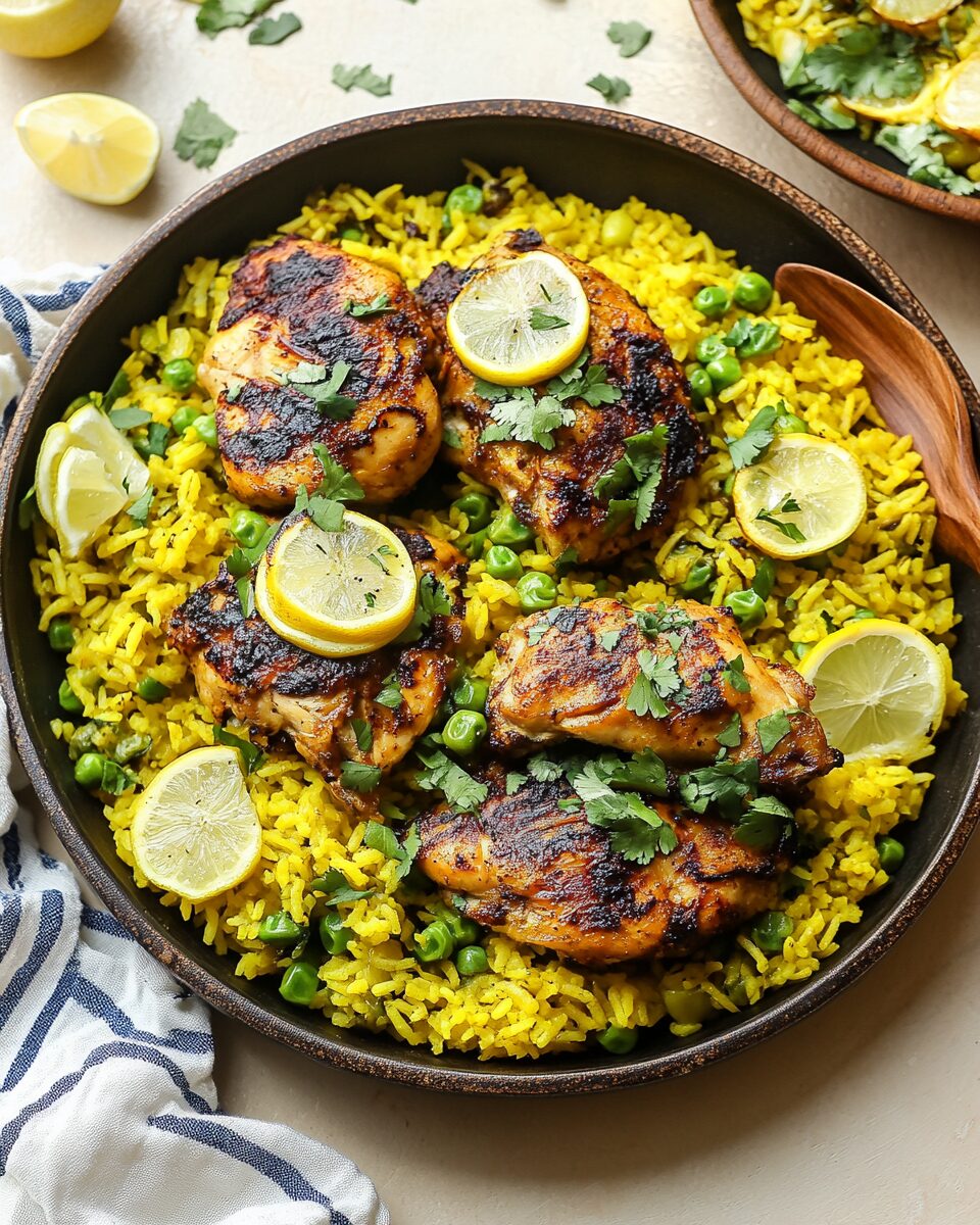 Peruvian Chicken and Yellow Rice