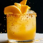 Spicy Mango Margarita with Hot Honey
