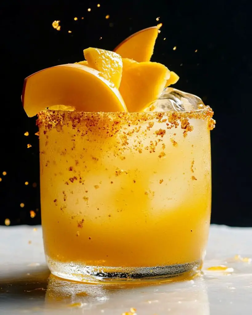 Spicy Mango Margarita with Hot Honey