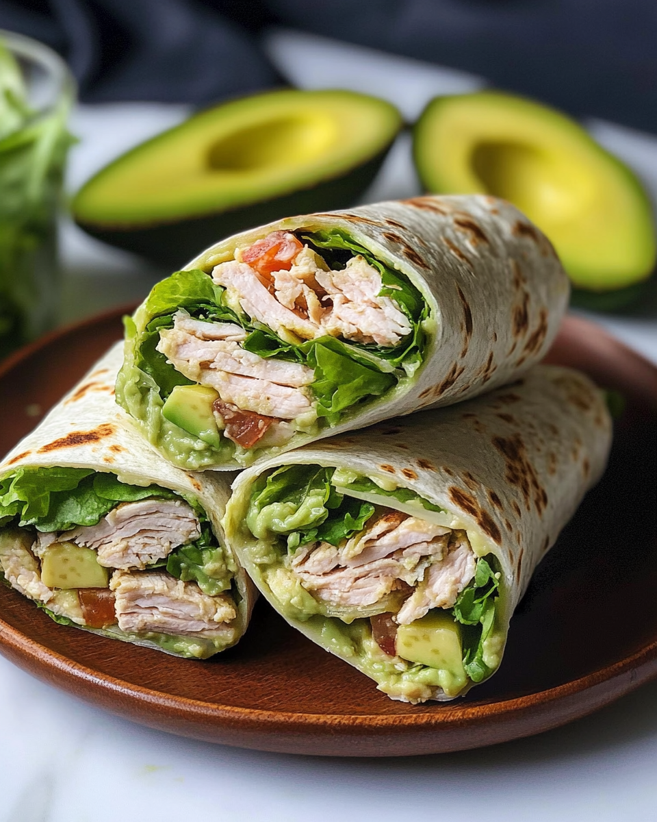Turkey Avocado Wraps