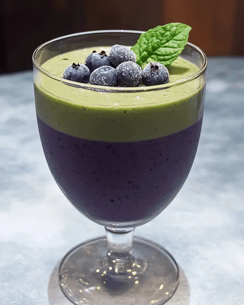 Wild Blueberry Vanilla Matcha Smoothie