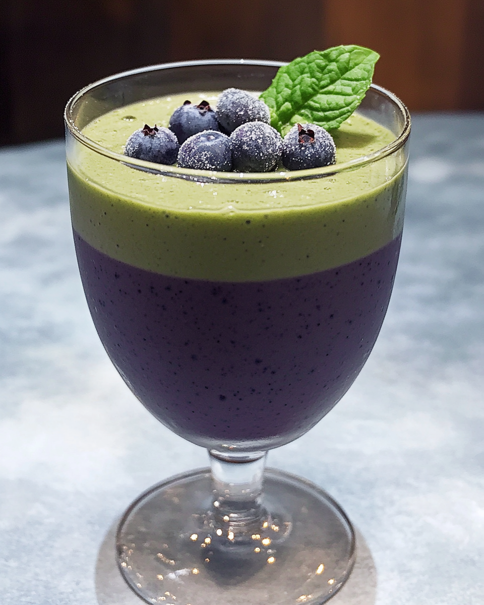 Wild Blueberry Vanilla Matcha Smoothie