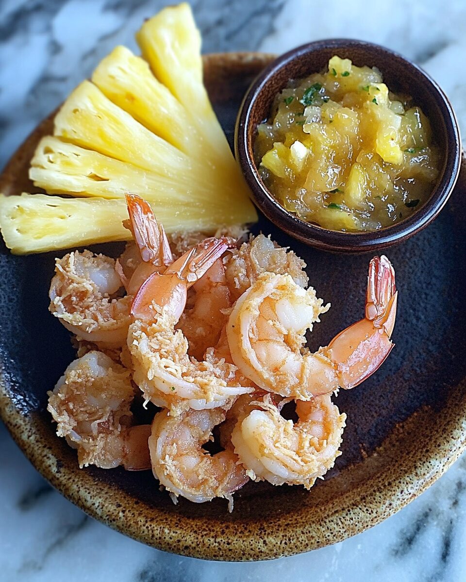Coconut Shrimp with Pineapple-Habanero Salsa
