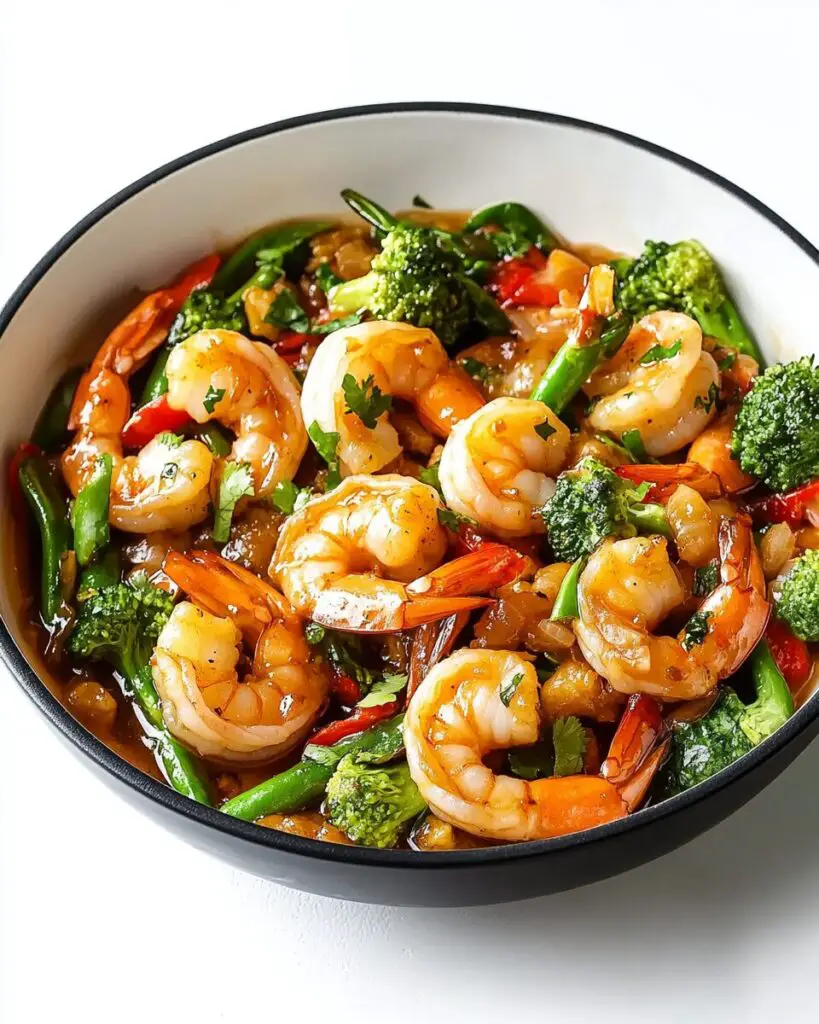 Honey Garlic Shrimp Stir-Fry