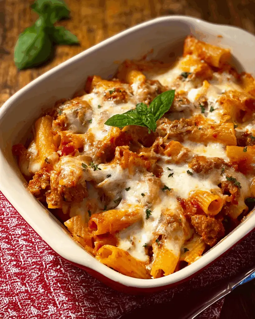 Baked Ziti with Sausage