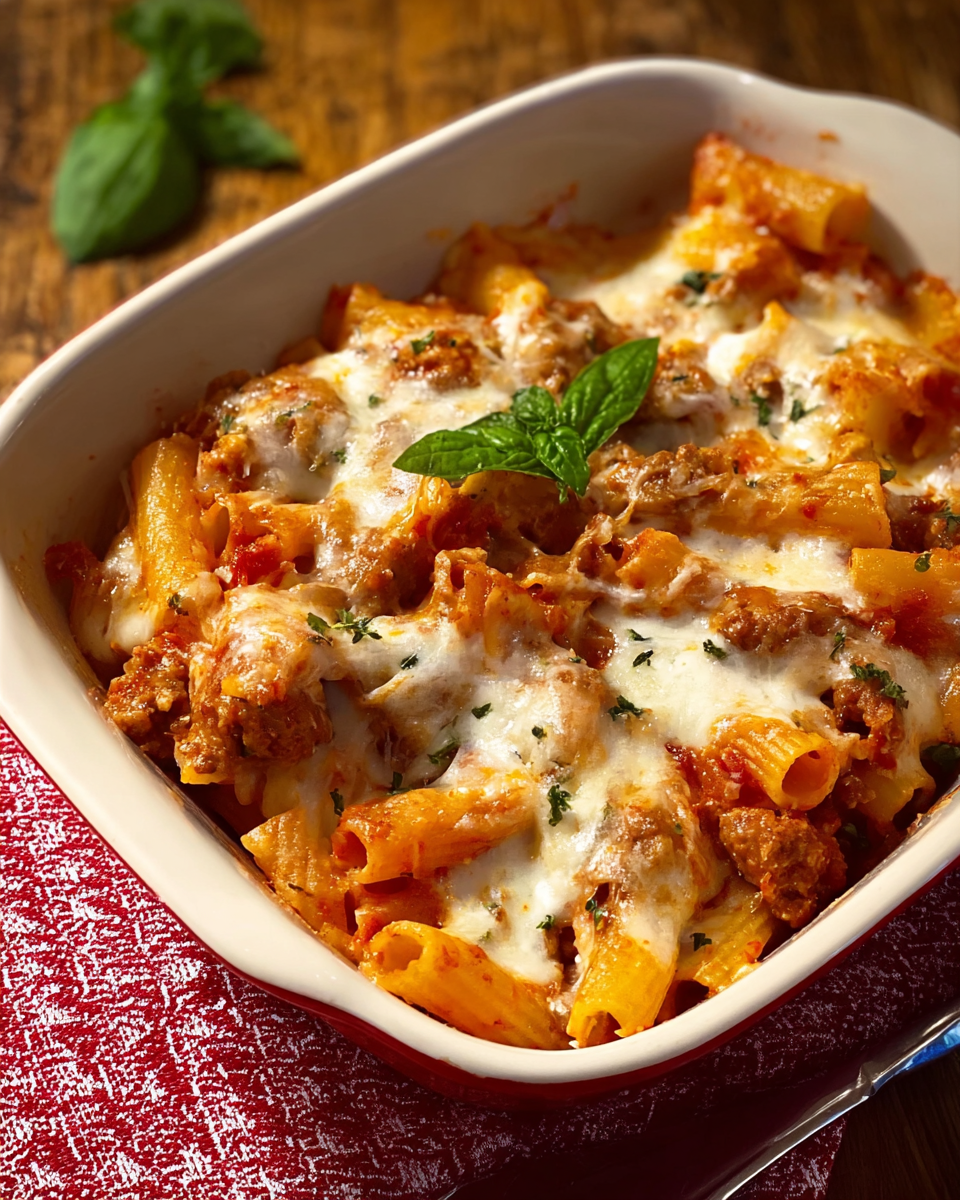 Baked Ziti with Sausage