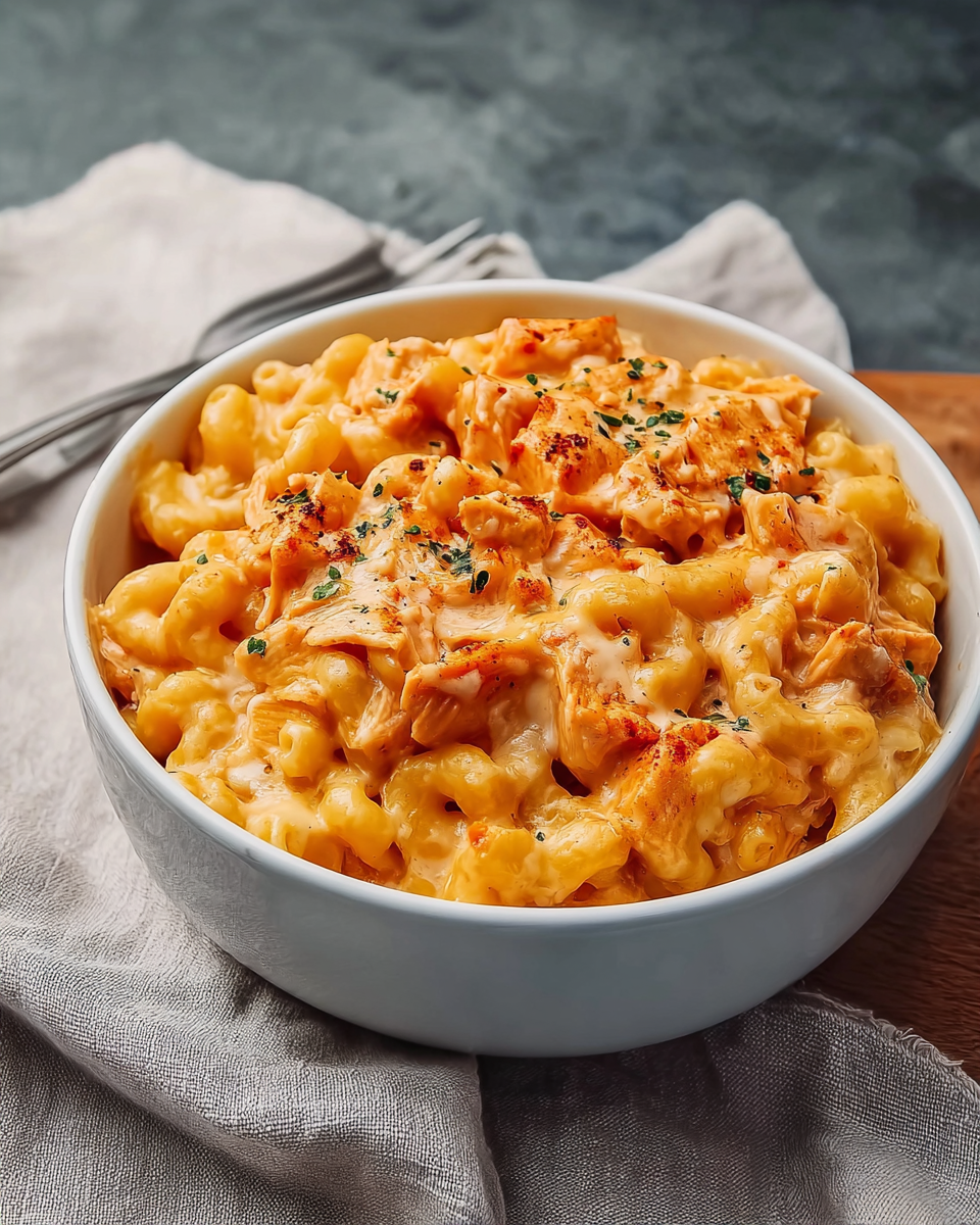 Buffalo Chicken Mac and Cheese