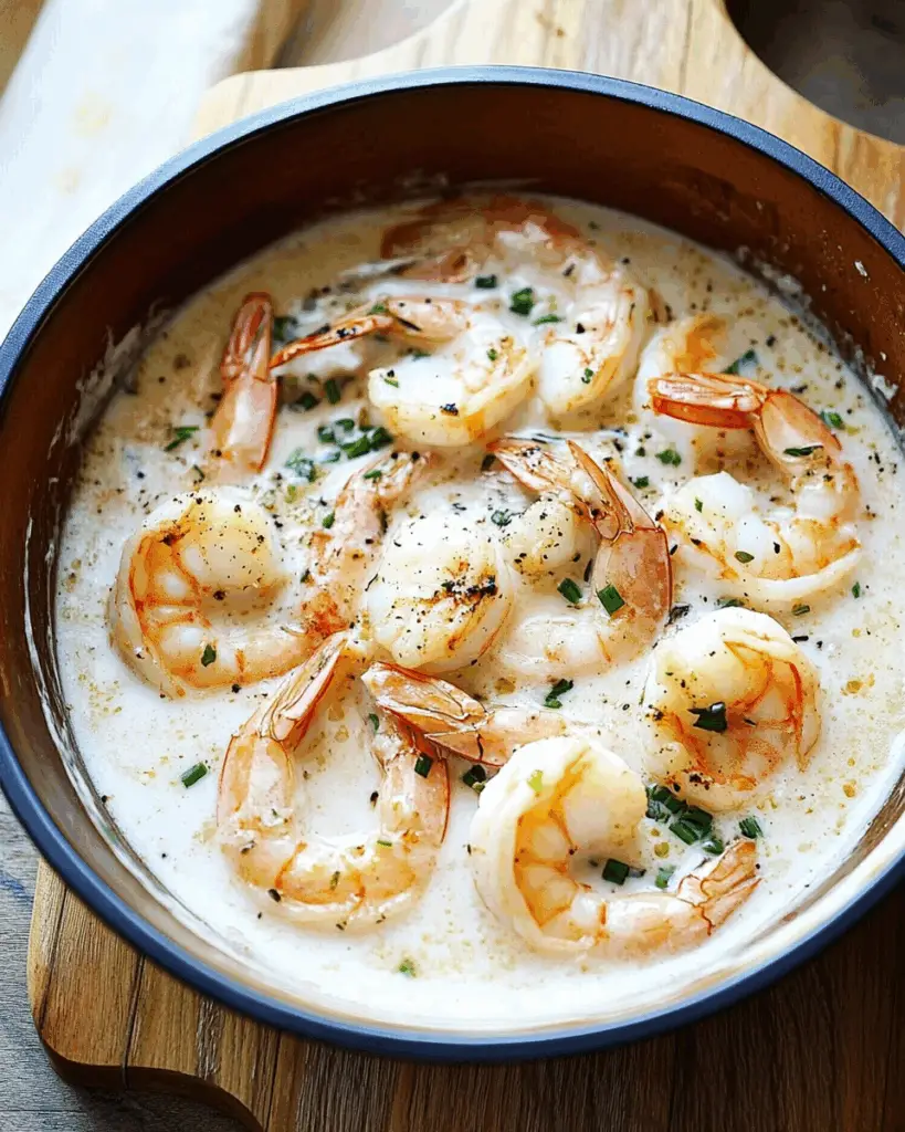 Garlic Shrimp in Coconut Milk