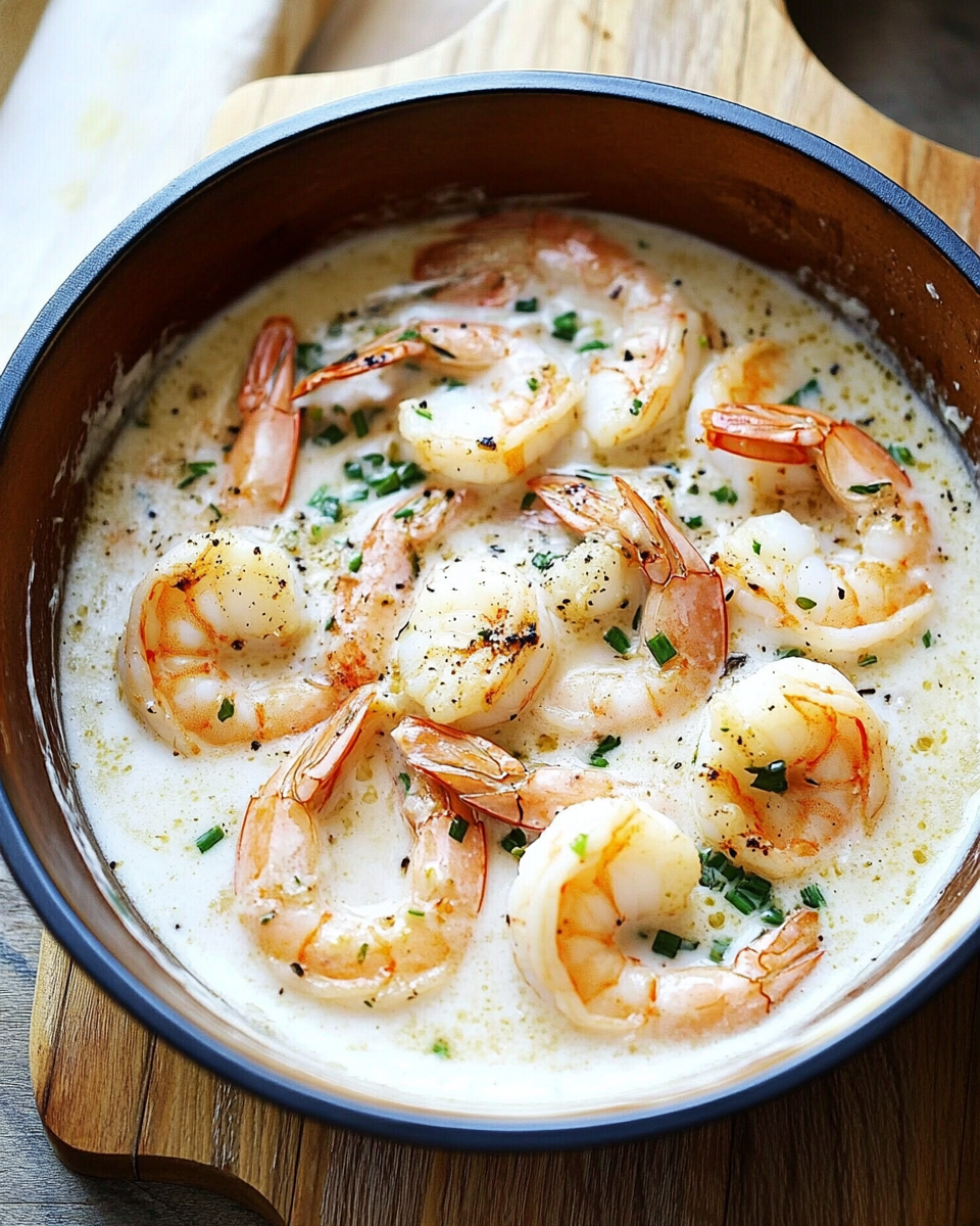 Garlic Shrimp in Coconut Milk