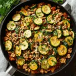 Ground Turkey and Zucchini Skillet