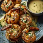 Grilled Shrimp Skewers with Garlic Butter