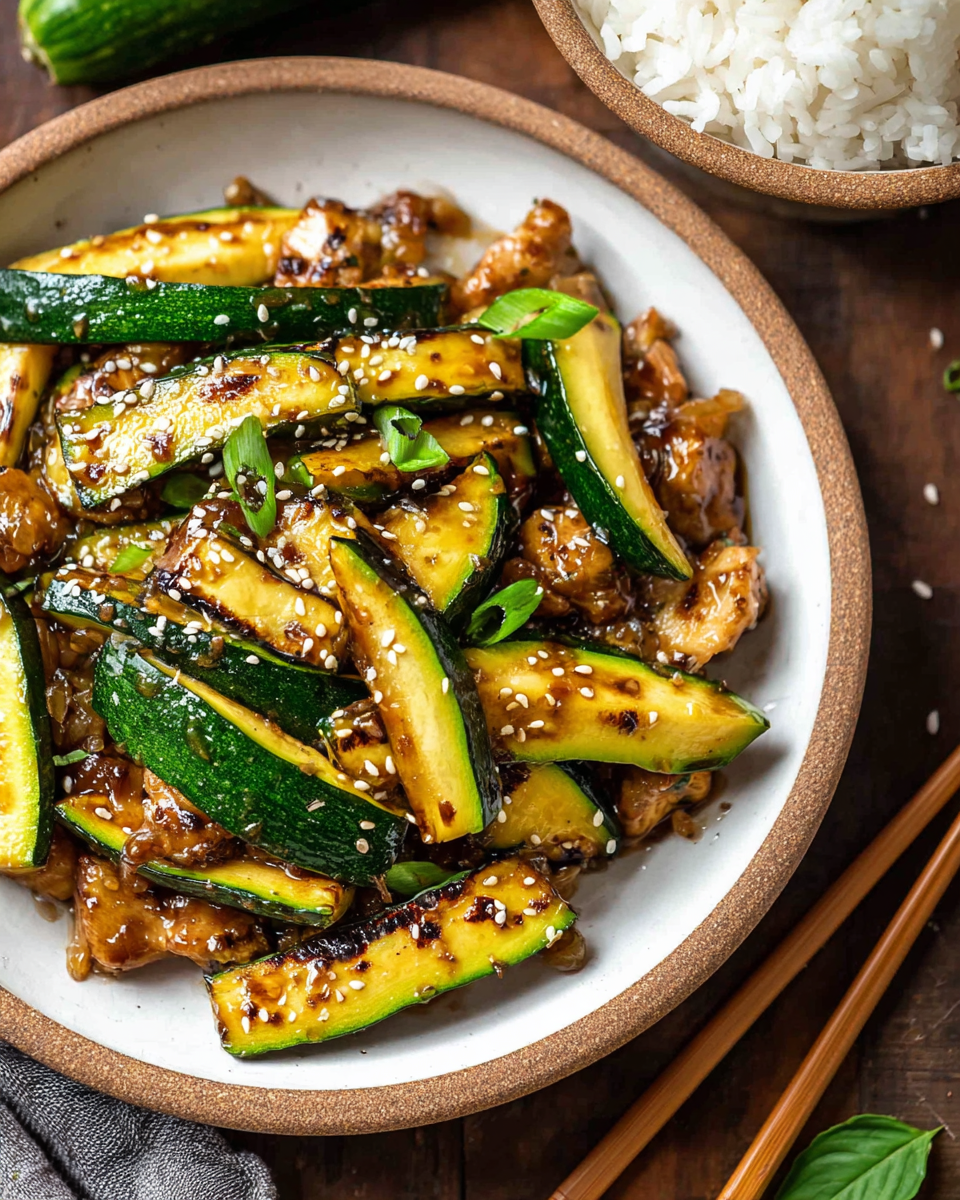 Hibachi Zucchini Stir-Fry
