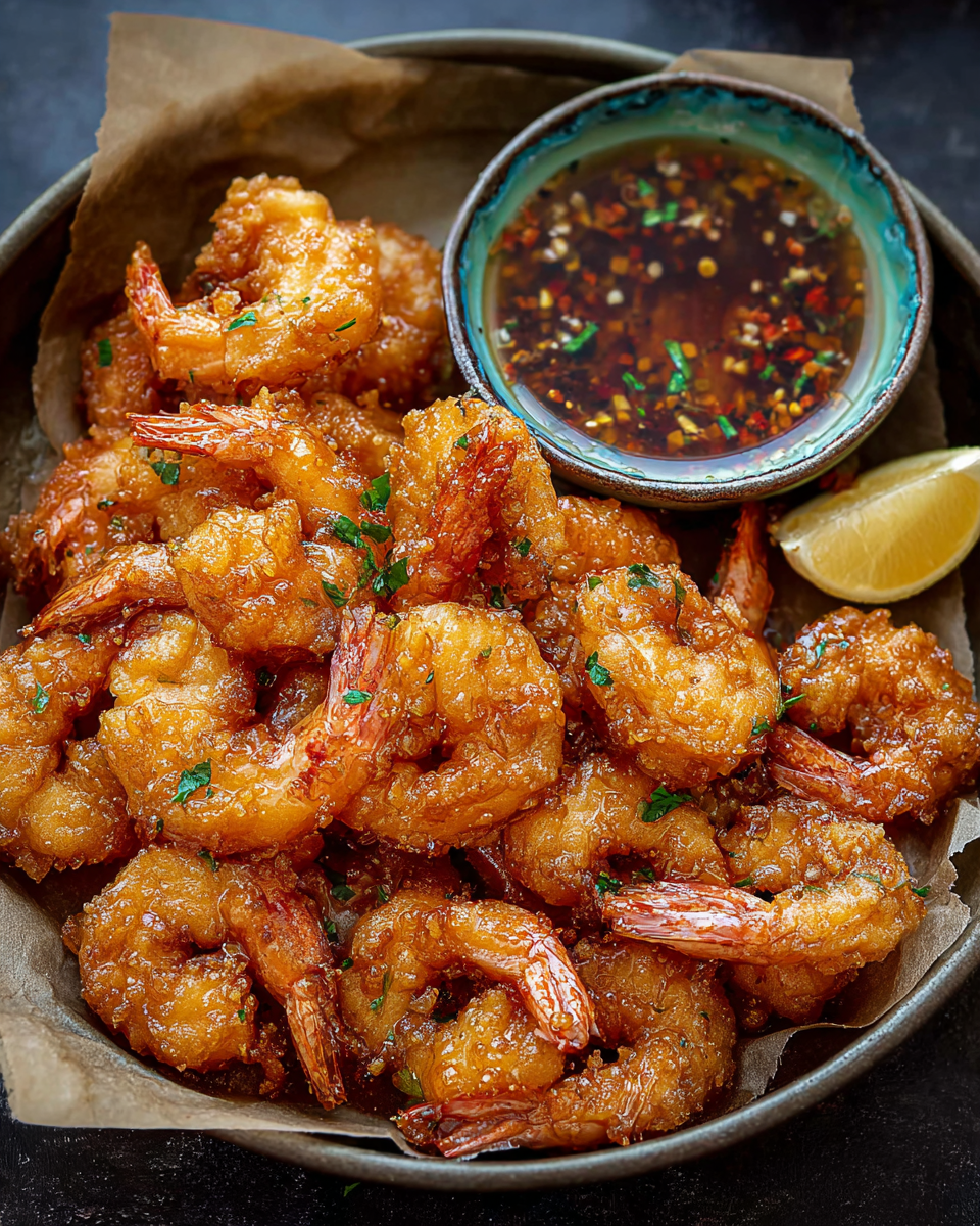 Hot Honey Fried Shrimp