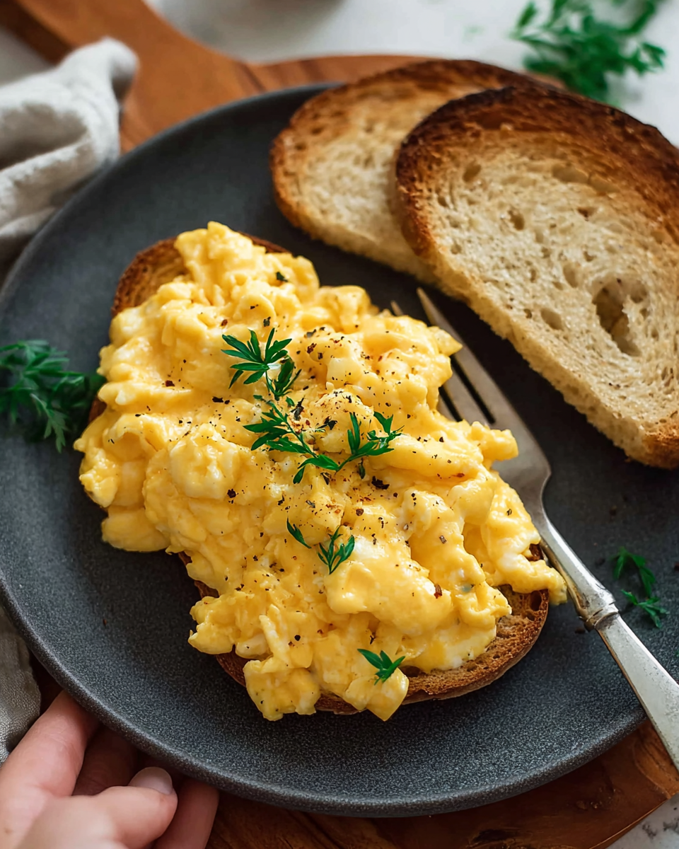 Perfect Creamy Scrambled Eggs