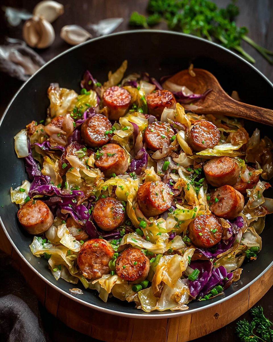 Sausage and Cabbage Stir Fry