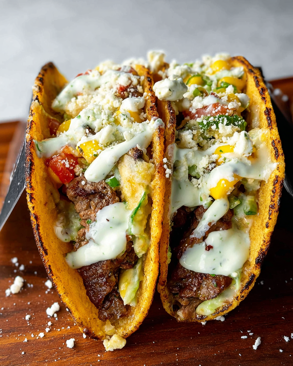Smash Burger Tacos